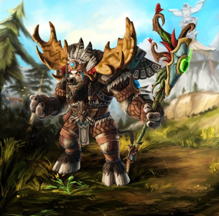 World of warcraft таурен друид