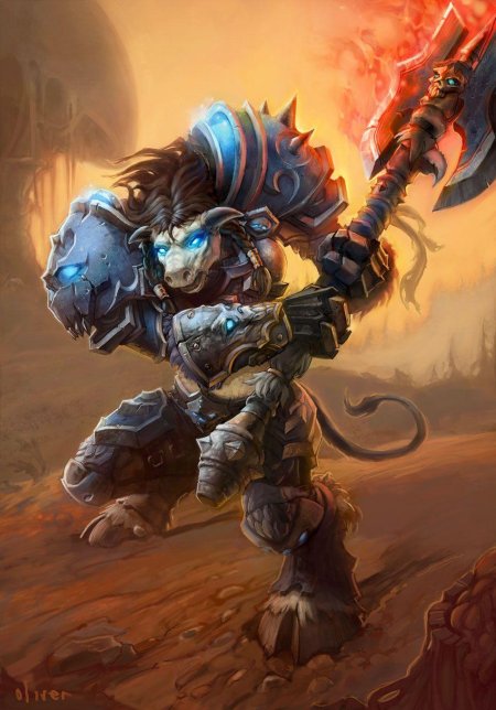 Таурен варкрафт арт