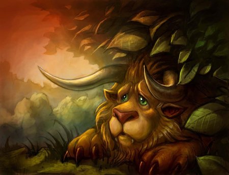 Вов таурен друид