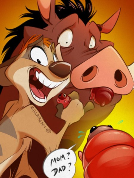 Герои мультика тимон и пумба