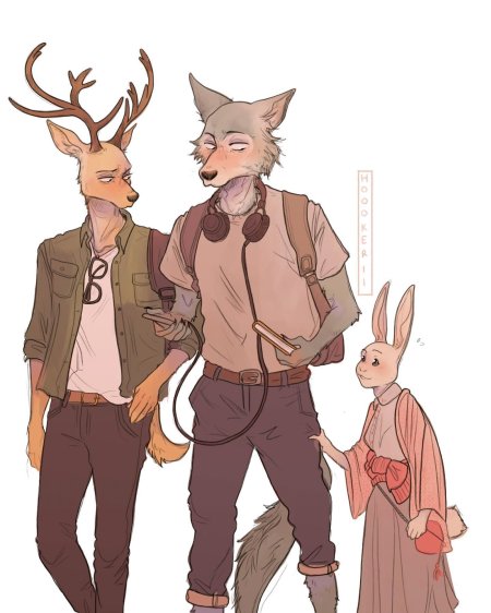 Beastars haru аниме и зверополис