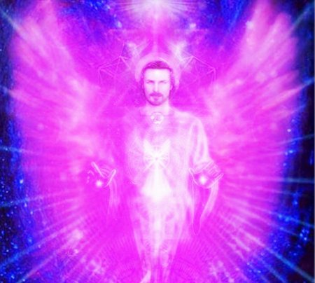 Архангел задкиил фиолетовое пламя