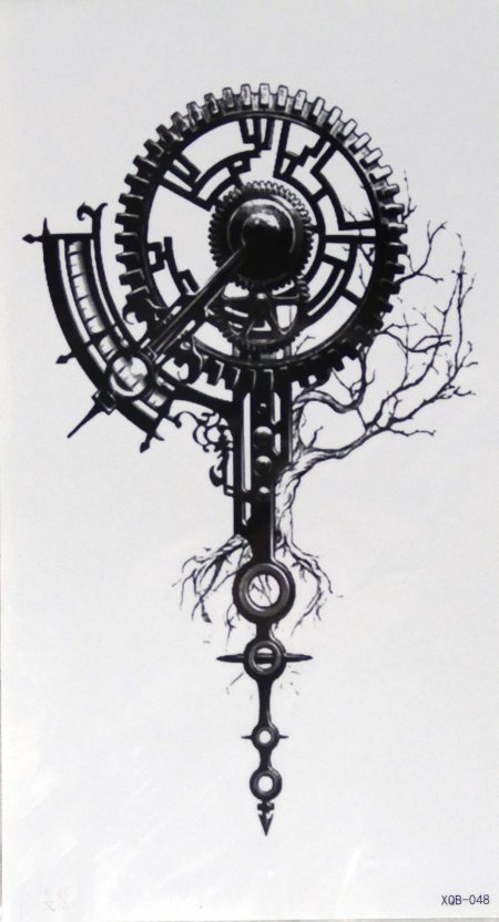 Стимпанк тату эскизы