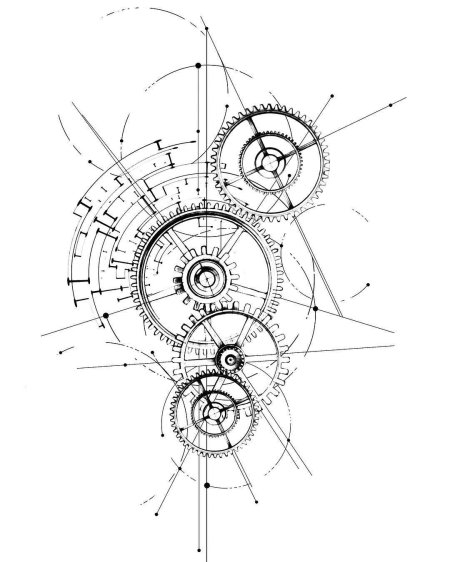 Механизм шестеренки