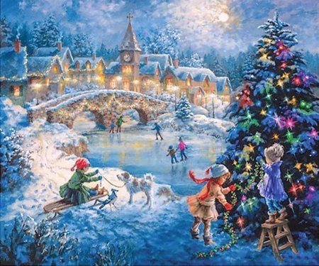 Художник nicky boehme новый год