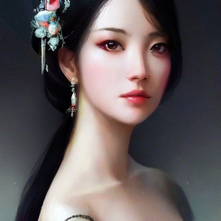 Красивая девушка китаянка