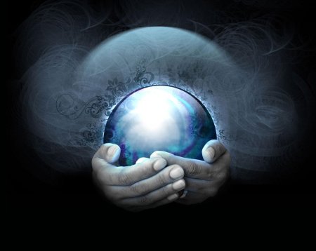 Магический шар в руках