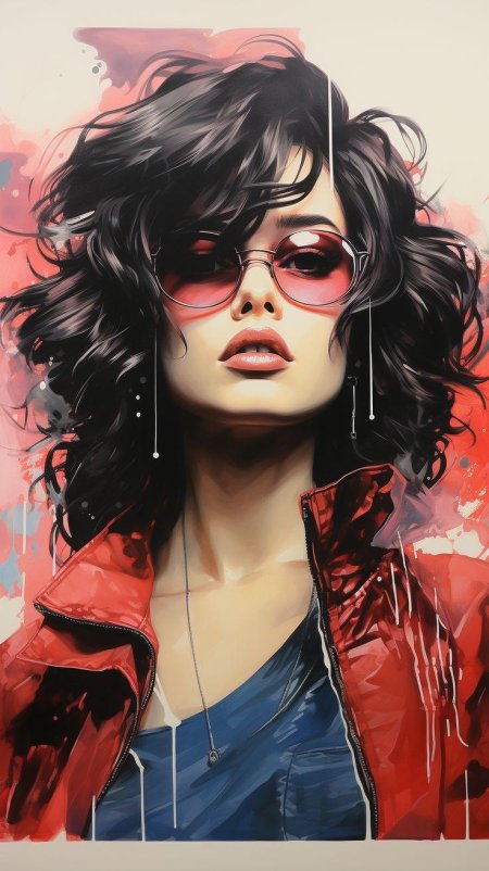 Девушка картина