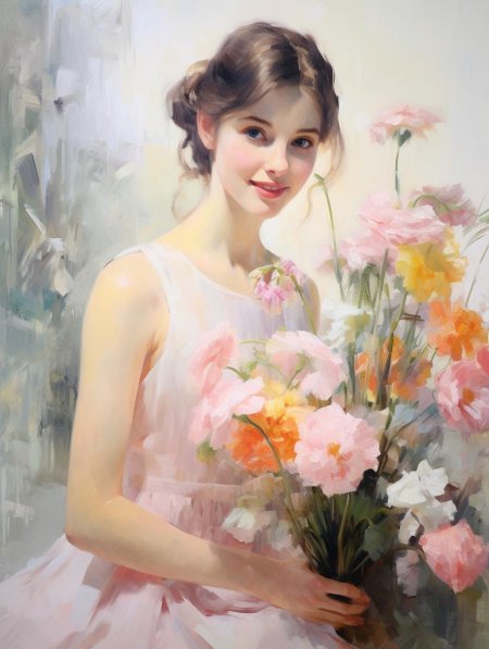 Картины девушек