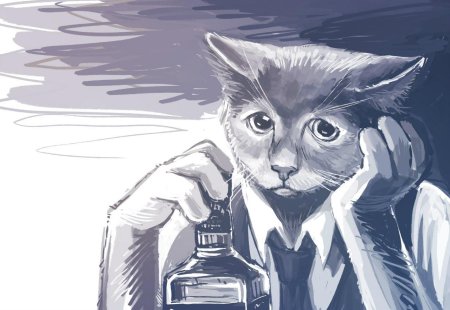 Кот с сигарой