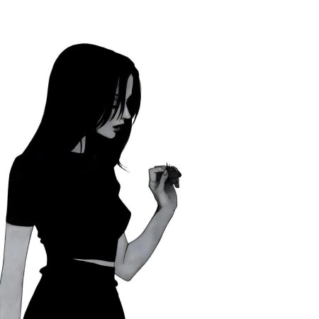 Девушка черная