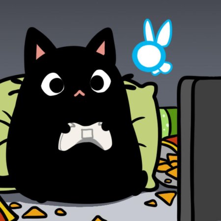Кот геймер