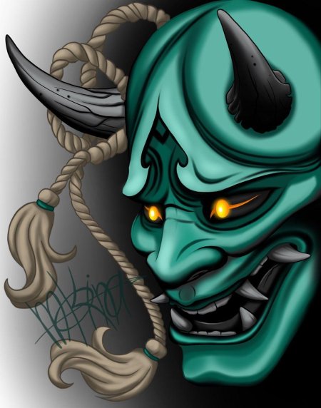 Японская маска ханья