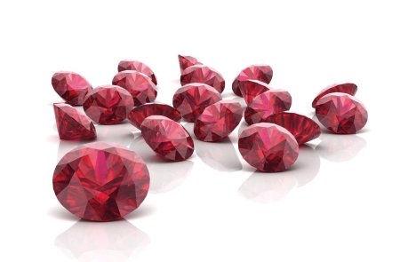 Рубин красный и малиновый корунд