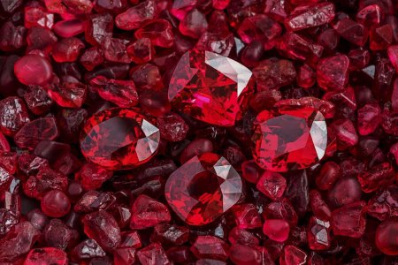 Рубин красный и малиновый корунд