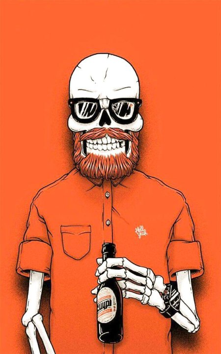 Скелет крутой