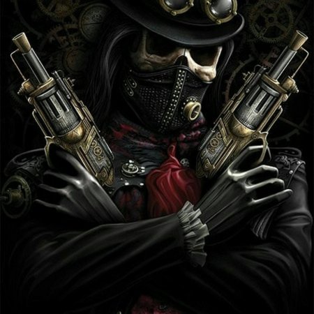 Стимпанковский скелет