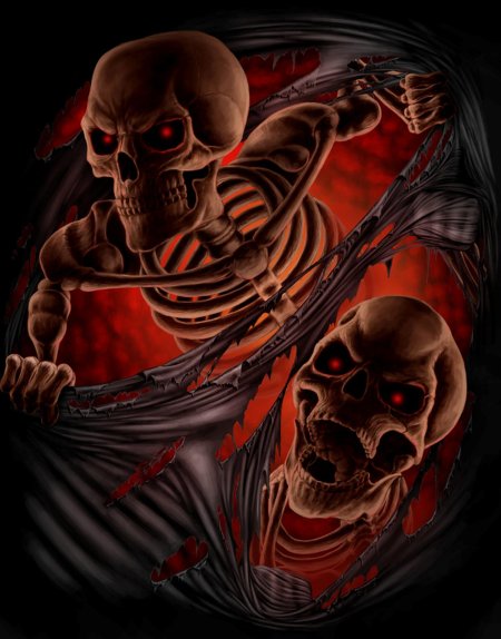 Скелет крутой