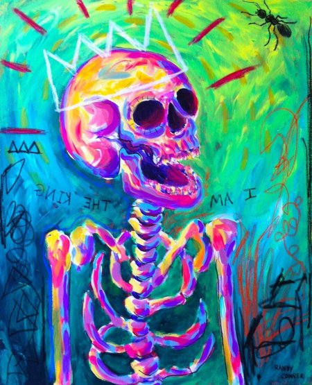 Скелет картина