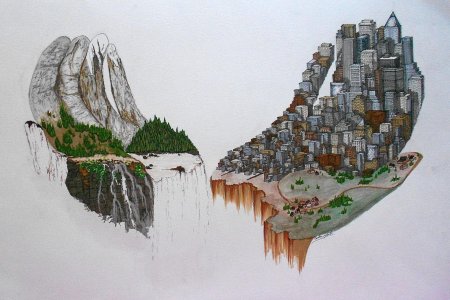 Природа против города