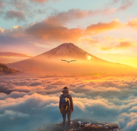 Люди в горах