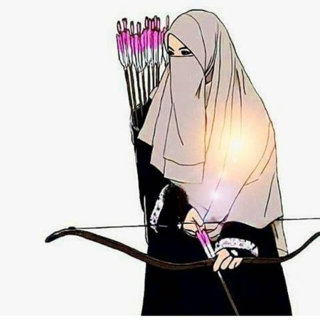 Муслим аниме никаб