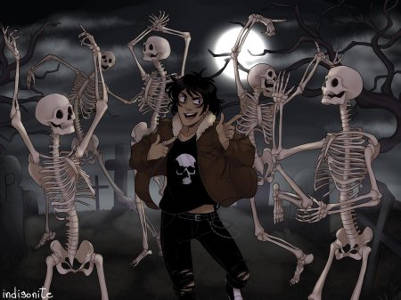 Аниме скелет