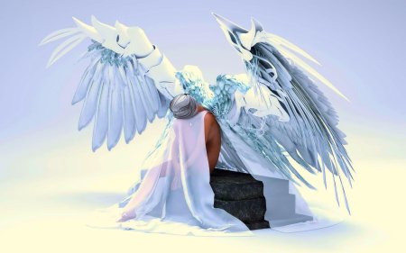 Ангел с крыльями