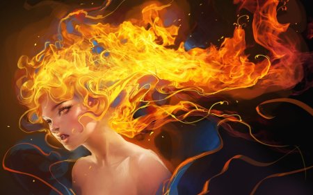 Девушка с огненными волосами