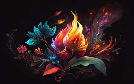 Пламя цветок