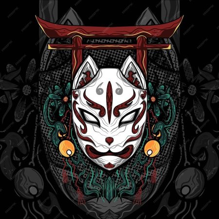 Японские маски кицунэ