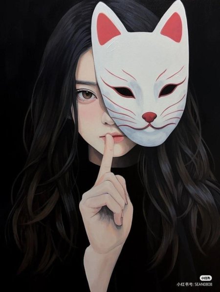 Маска кицунэ