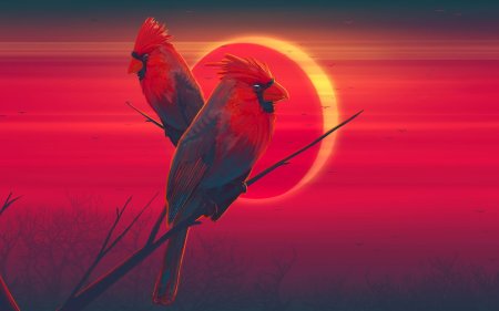 Красная птица