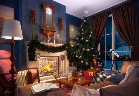 Рождественский интерьер