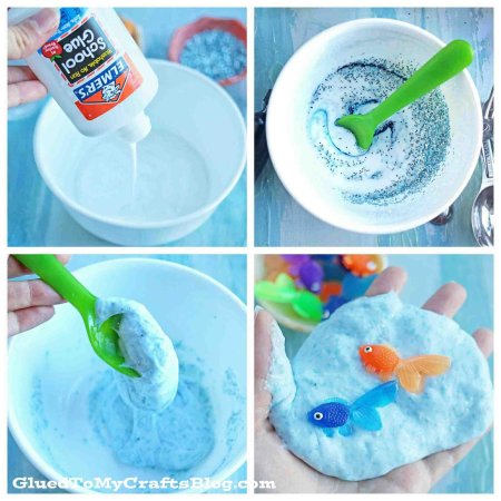 Сделать слайм в домашних условиях