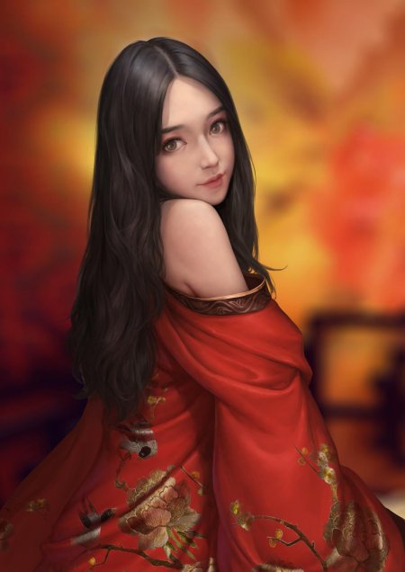 Красивая девушка фэнтези