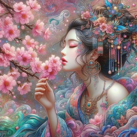 Гейша красивая