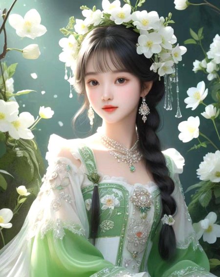 Красивая азиатская девушка