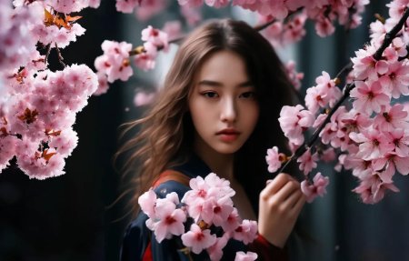 Красивая японская девушка