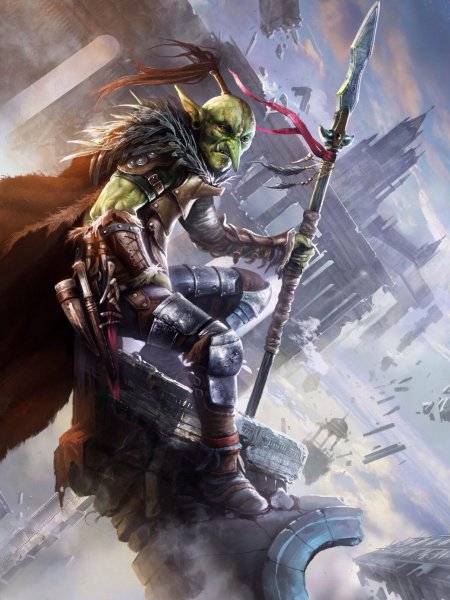 Фэнтези хобгоблин воин