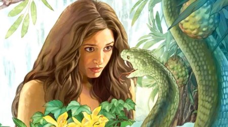 Ева и змей искуситель