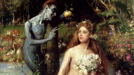 Пьер жан ван дер аудера. искушение евы. 1910 г