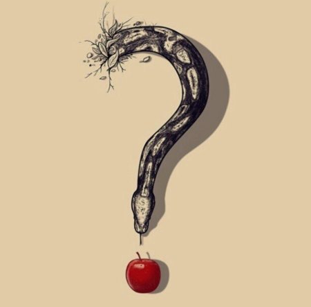 Яблоко и змей искуситель