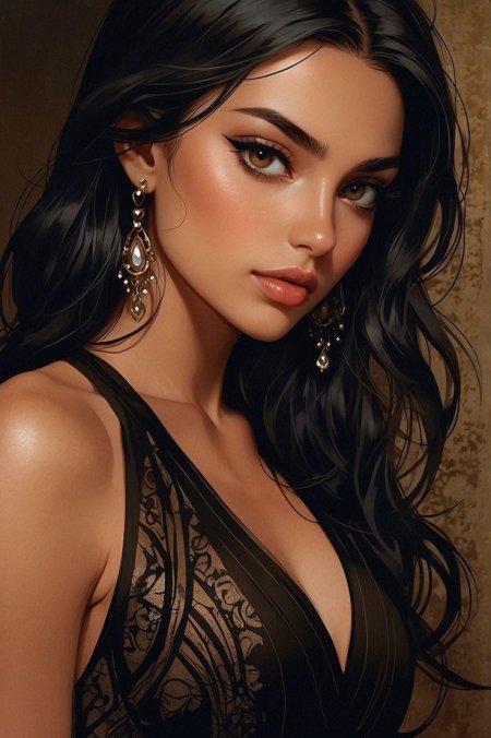 Рисунки женщины красивые