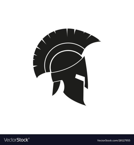 Спартанский шлем вектор
