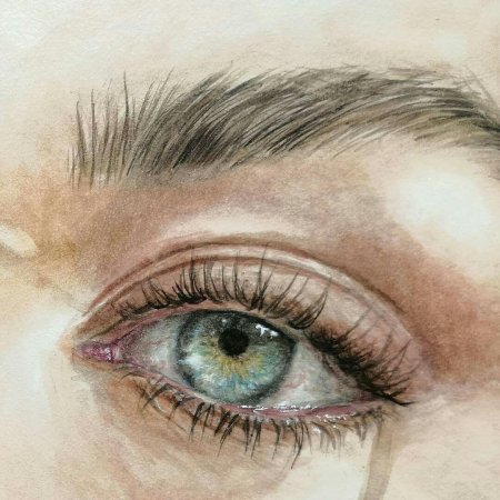 Глаза акварелью