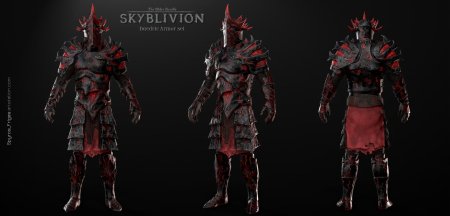 Skyblivion daedric armor