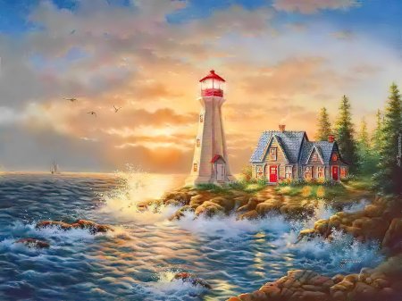 Томас кинкейд живопись маяки