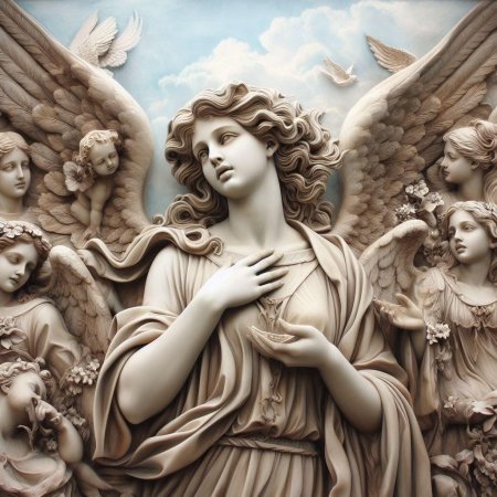 Скульптура ангел