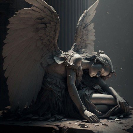 Скульптура ангел